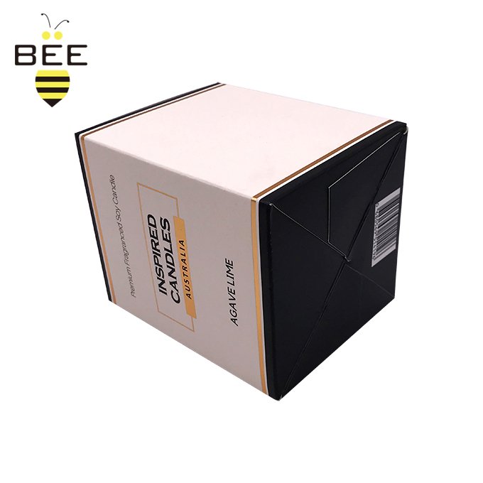 Customizable White Cosmetics Glass Jar Wax Lid For Wholesale Packaging Boxeses Candles Soy Candle In Tin With Gift box
