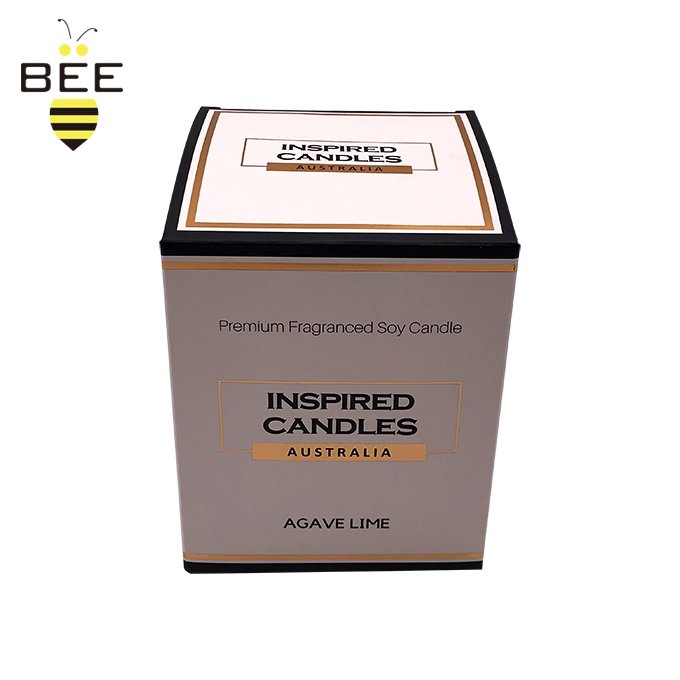Customizable White Cosmetics Glass Jar Wax Lid For Wholesale Packaging Boxeses Candles Soy Candle In Tin With Gift box