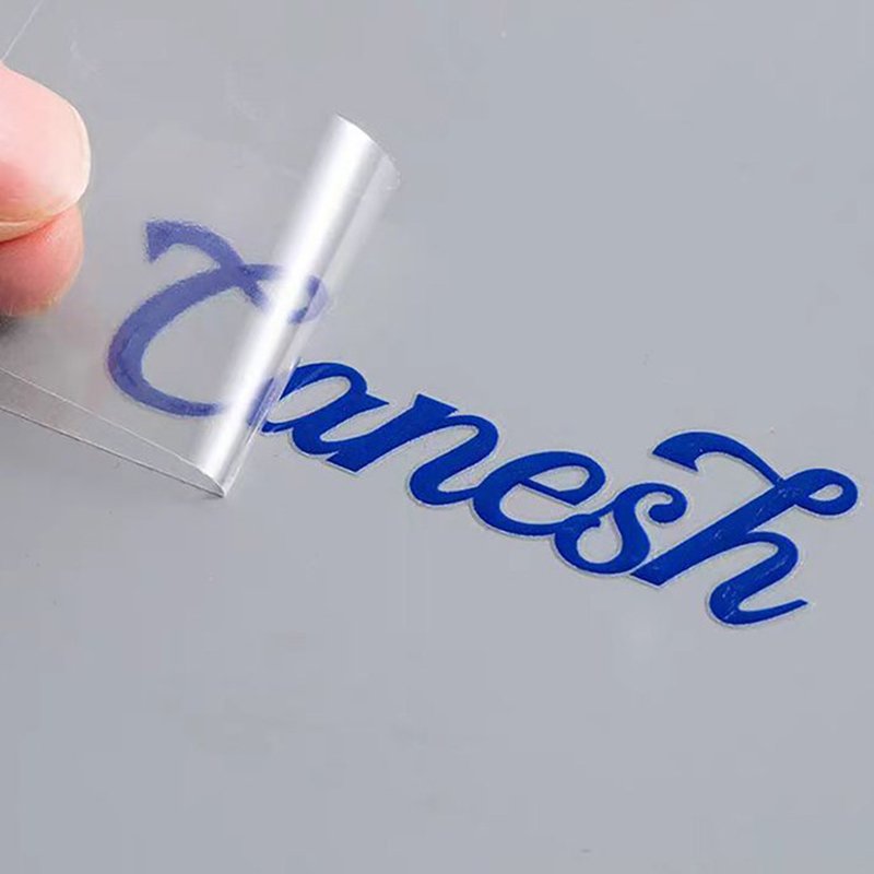 CS Custom Metal Transfer Sticker Waterproof Logo Transfer Sticker For Boxes Custom Transferable Stickers