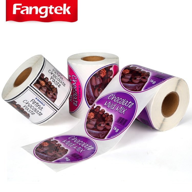 Manufacture Waterproof Custom Frozen Food Sticker Labels Sweet Freezing Ice Cream Adhesive Labels Sticker Printing