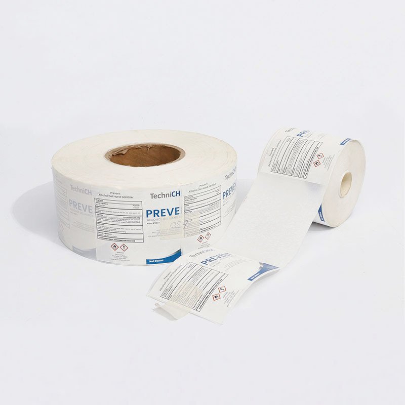 Foil Packaging Roll Labels Stickers Kiss Cut Label Stickers Gold Vinyl Self Adhesive Waterproof Custom Printed Logo