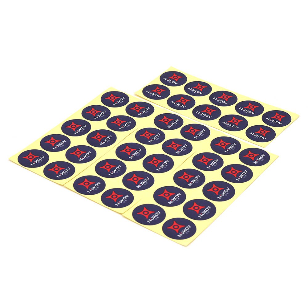Custom Waterproof round Vinyl Adhesive Sticker Roll of Circle Stickers with Product Logo Label Printing
