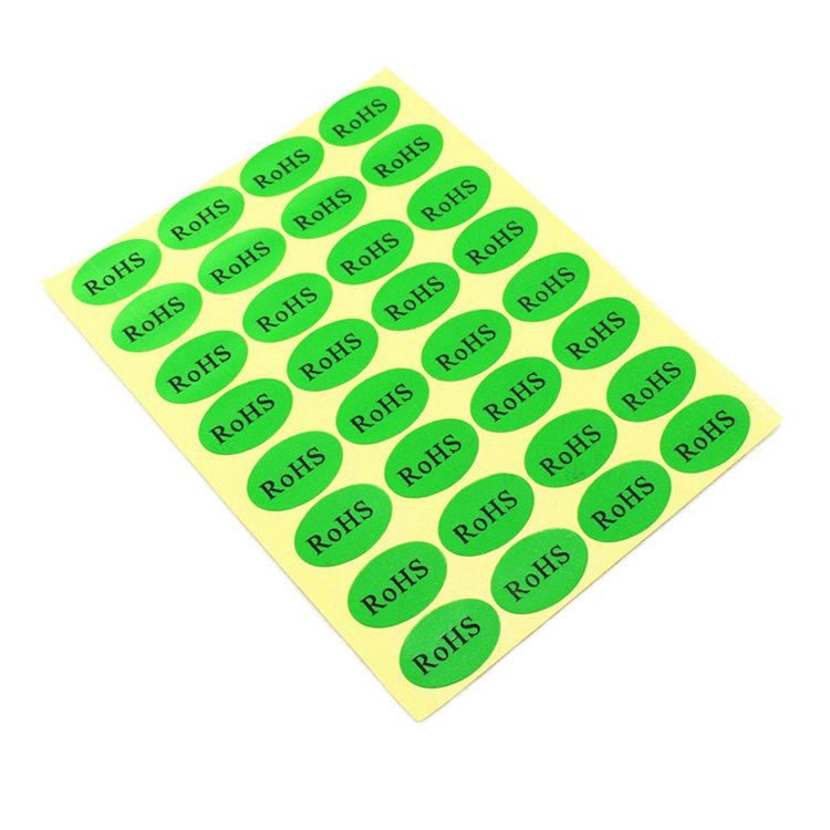 Custom Waterproof round Vinyl Adhesive Sticker Roll of Circle Stickers with Product Logo Label Printing