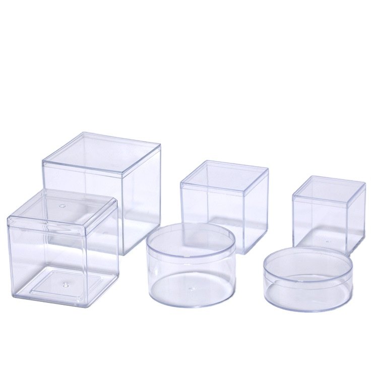 OEM ODM High Quality In Stock Acceptable Custom Stickers Various Sizes Wholesale Acrylic Storage Boxes For Storing Goods