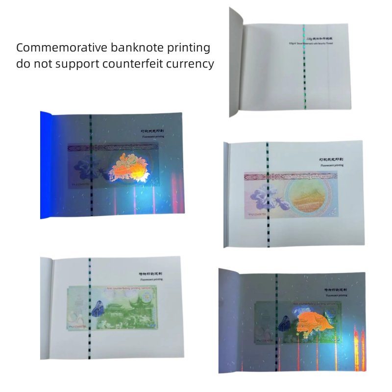 Qiang Qiang paper indian Custom high quality banknote cotton paper security paper with uv invisible fiber