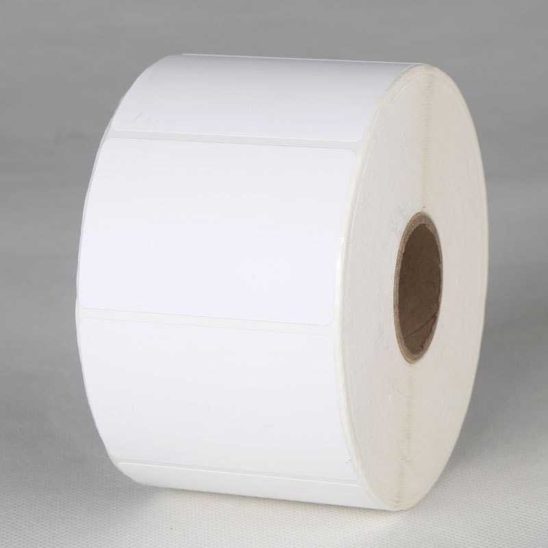 Self Adhesive Direct Thermal Sticker Paper Blank Shipping Custom Logo Stickers Packaging Labels