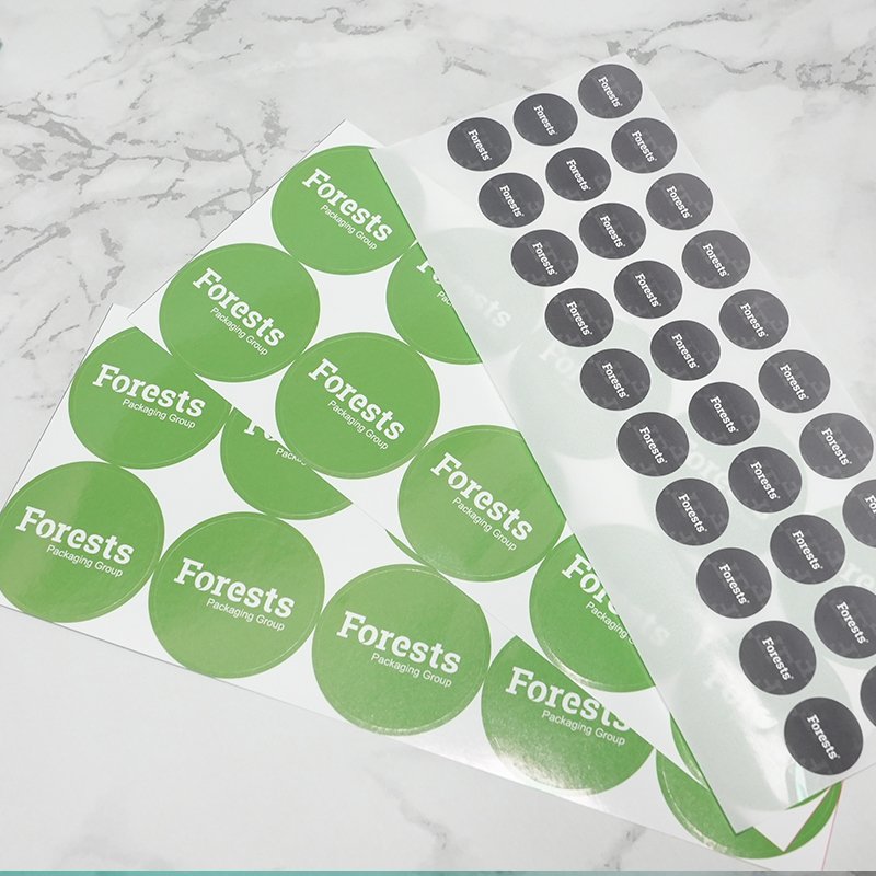 Custom Waterproof Die Cut Vinyl Paper Stickers PVC Vinyl Sticker Label Printing