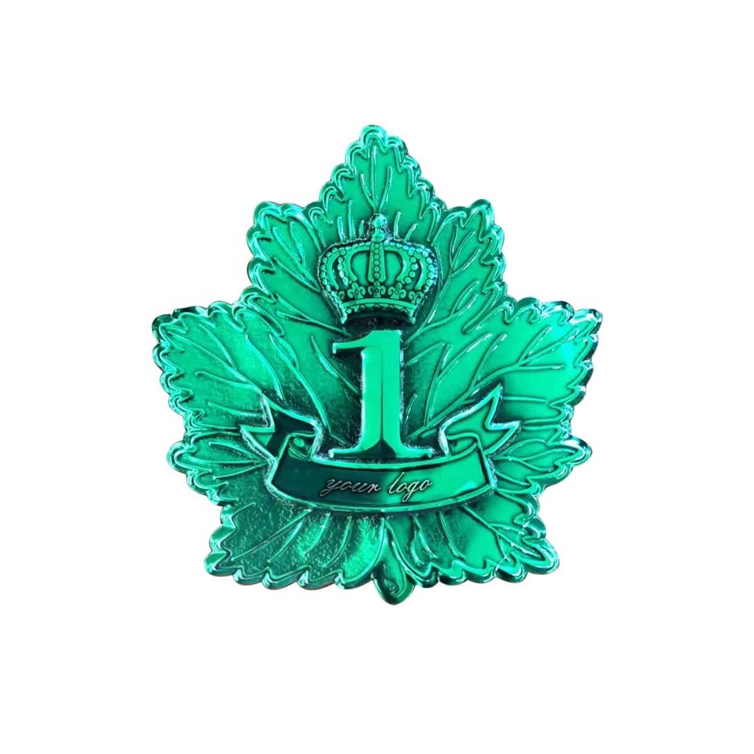 custom self adhesive aluminum metal stickers individual large raised metal logo perfume stickers