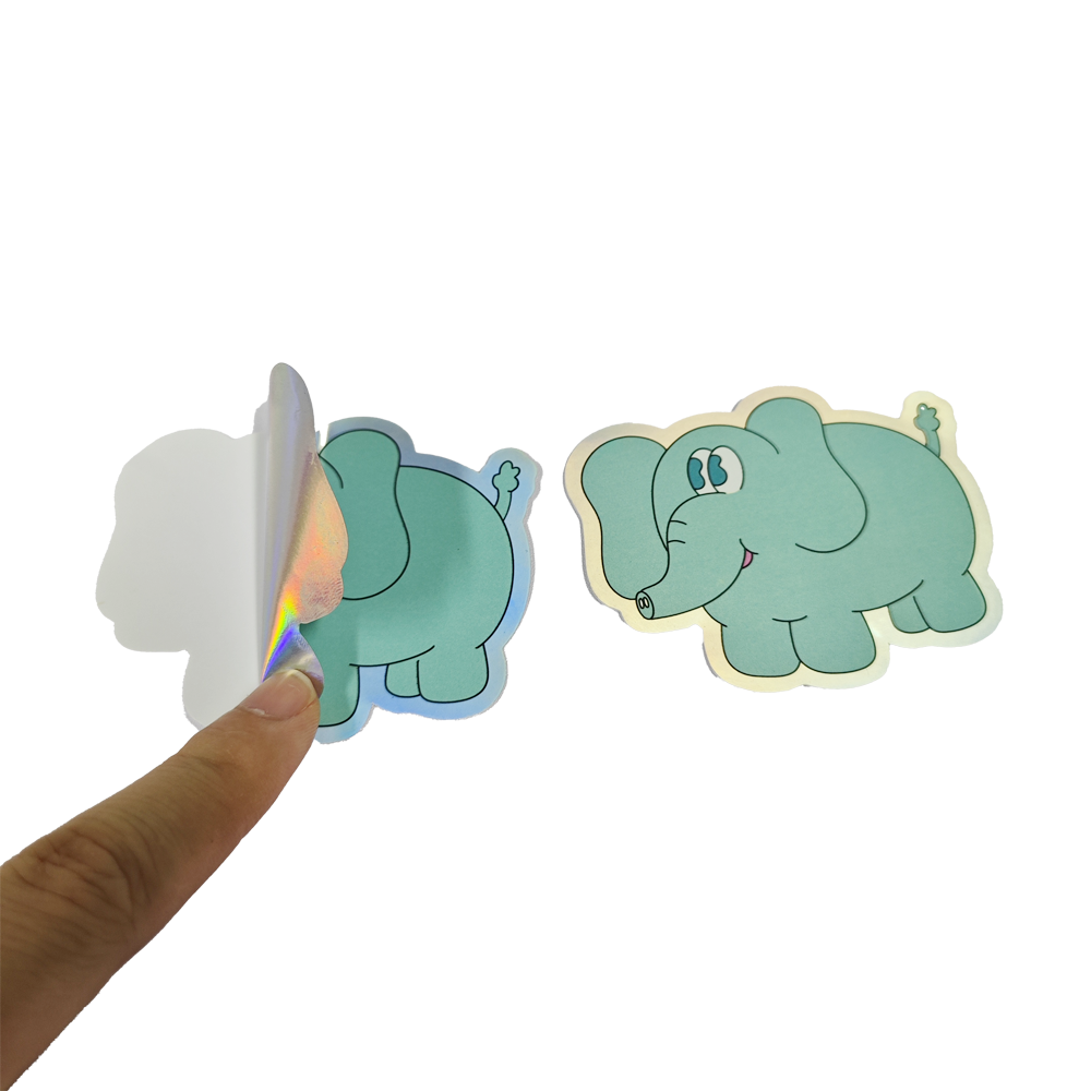 High Quality Custom Strong Adhesive Vinyl Sticker With Hot Stamping