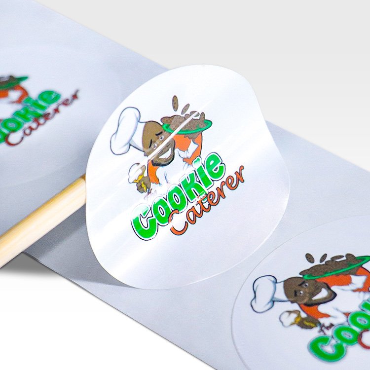 Selling Well Custom Printing Logo Food Sticker, Jar/Glass/Plastic Bottle Label Round/Clear Packing Label, Die Cut Stickers null