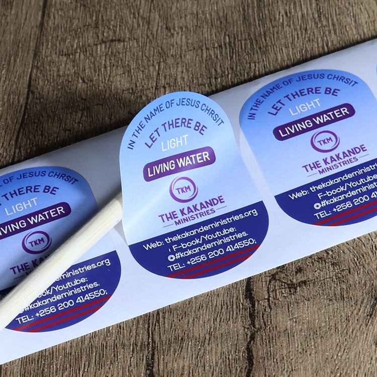Selling Well Custom Printing Logo Food Sticker, Jar/Glass/Plastic Bottle Label Round/Clear Packing Label, Die Cut Stickers null