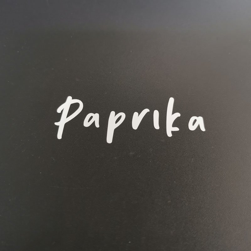 Custom Adhesive Die Cut Vinyl Lettering Sticker Decal With Transfer Film