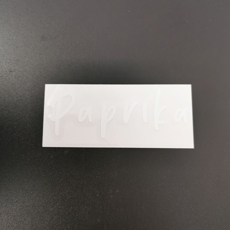 Custom Adhesive Die Cut Vinyl Lettering Sticker Decal With Transfer Film