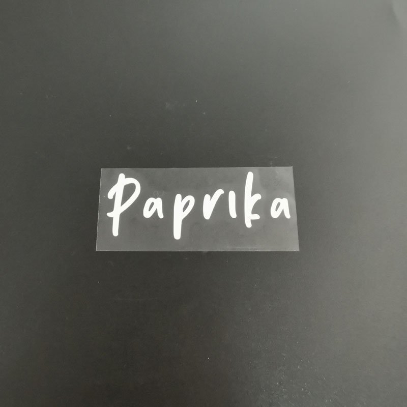 Custom Adhesive Die Cut Vinyl Lettering Sticker Decal With Transfer Film