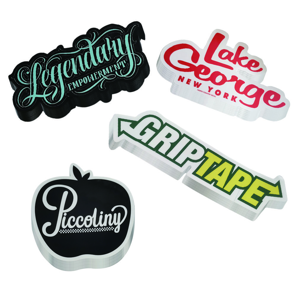 Custom Printing Die Cut Vinyl Sticker, Adhesive Waterproof PVC sticker printing Company Logo Design Cartoon Stickers