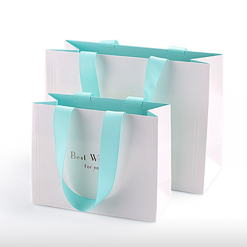 kexin promotional paper bags eco-friendly shopping bags party paper bags with stickers