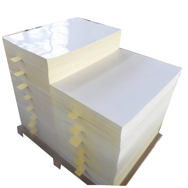 75/80gsm cast coated sticker paper sheets printing
