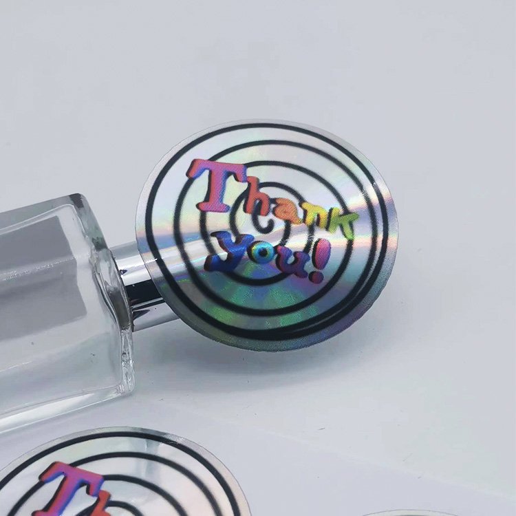 Different Shape Charm Design Wholesale Sticker Printing Stickers Gracias Hologram Sticker