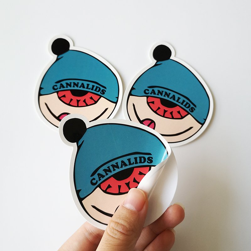 New Promotional Company Logo Die Cut Vinyl Sticker Removable Decals Business Custom Sticker