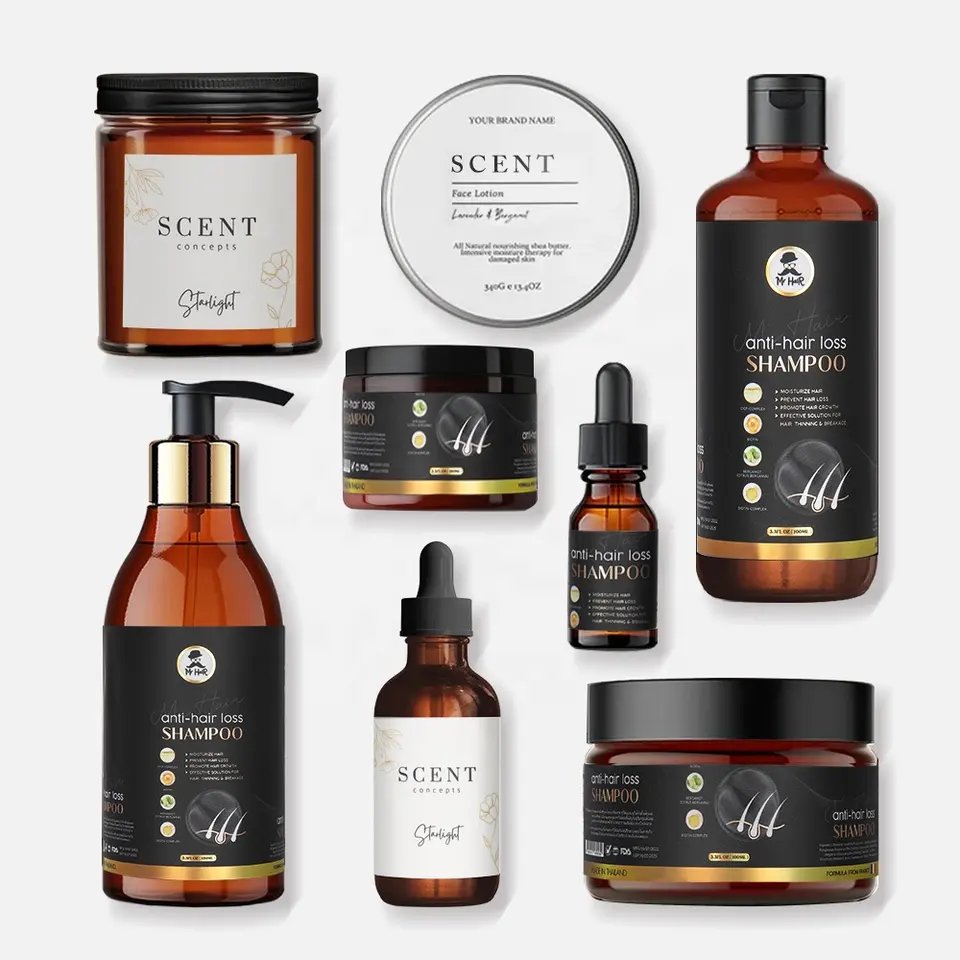 Adhesive Logo Sticker Paper Custom Food Cosmetic Bottle Labels Bottle Packaging Sleeve Wrap Private Vinyl Waterproof Customized