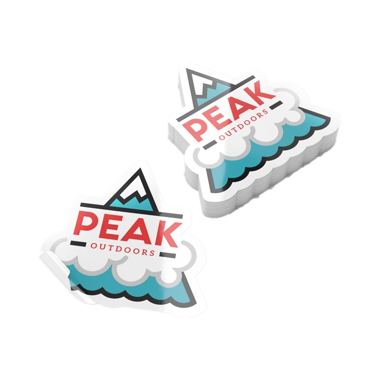 Custom Brand Logo Sticker Waterproof Vinyl Sticker Label Printed Die Cut Sticker