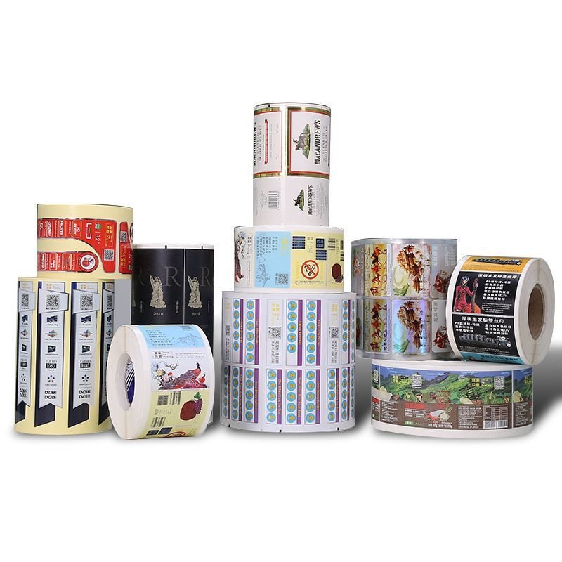 Custom high quality wholesale printed labels paper stickers