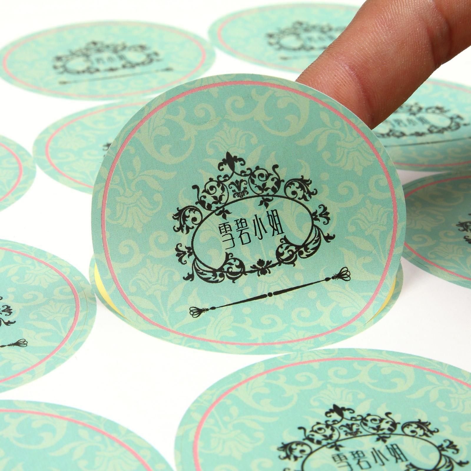 Custom high quality wholesale printed labels paper stickers