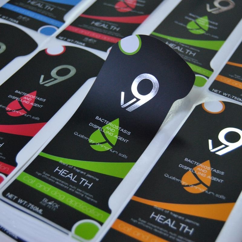 Custom high quality wholesale printed labels paper stickers