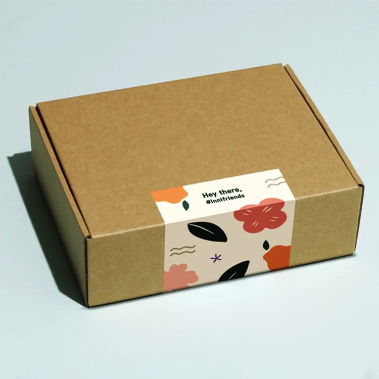 Custom Logo Printing Clothes Shoes Shipping Mailing Box With Paper Card Wrapping Tissue Paper and Sticker