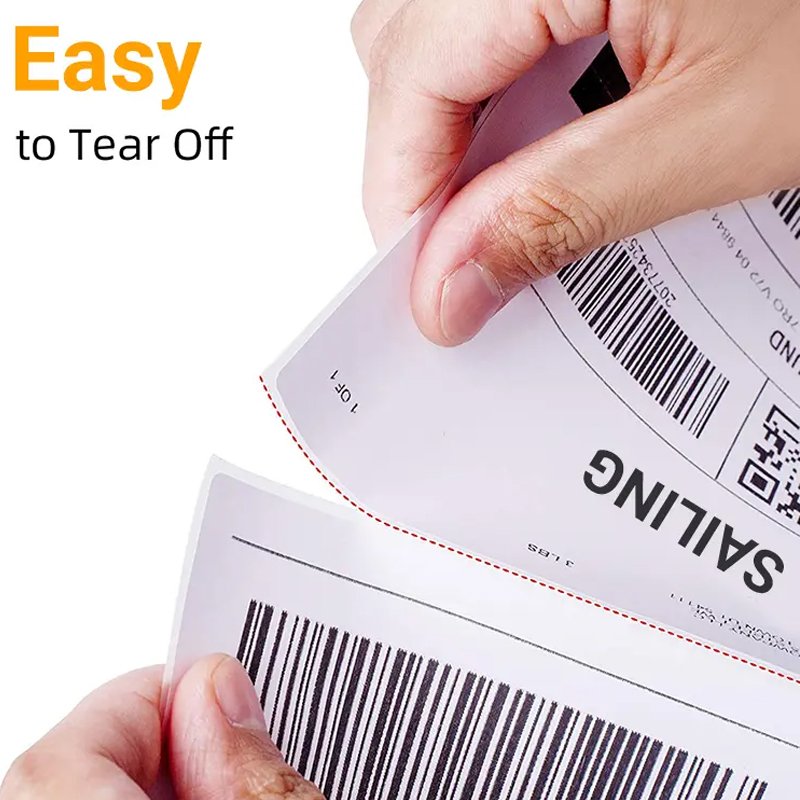 Best Waterproof Barcode Adhesive Sticker Direct Thermal Labels Shipping Label Rolls