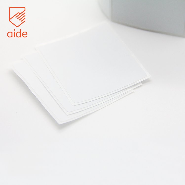 Custom waterproof self-adhesive sticker barcode transparent thermal label roll paper