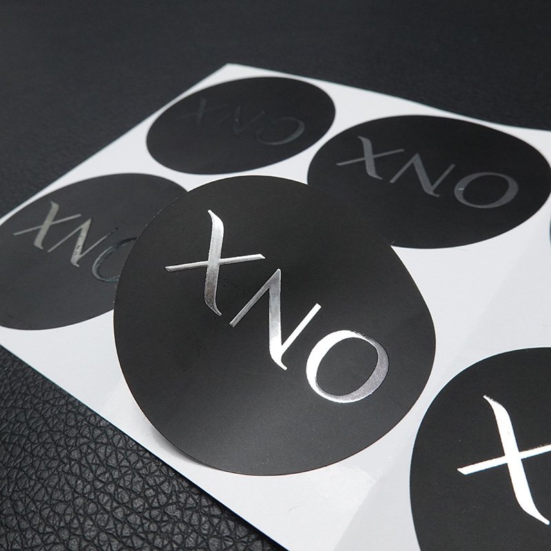 Round Transparent Label Stickers Printing Custom Clear Vinyl Plastic Stickers