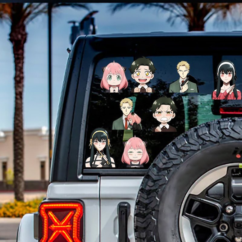 Waterproof 1000 Designs Motion Sticker Lenticular 3D Anime Sticker for Car Refrigerator Laptop Decor