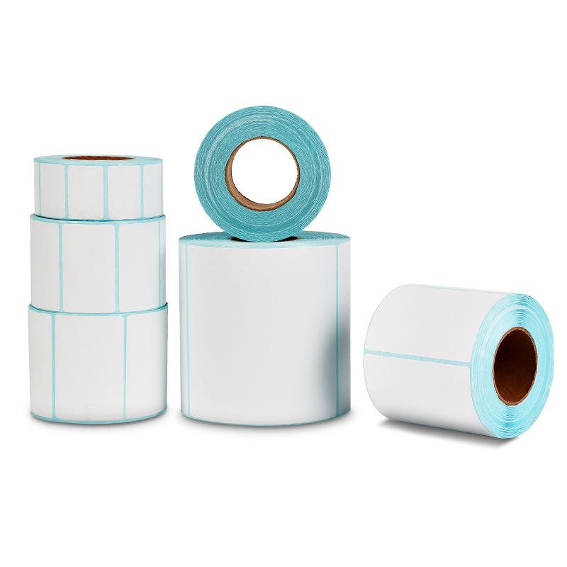 Thermal Labels 2x1 Waterproof Adhesive Shipping Stickers Roll 50x25mm 100x50mm Barcode Packaging Label