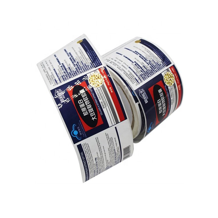 Glossy Waterproof Self Adhesive Label For Canned /Food/Beer/Fruit Packing Stickers Printed By HP Indigo 6900 Machine