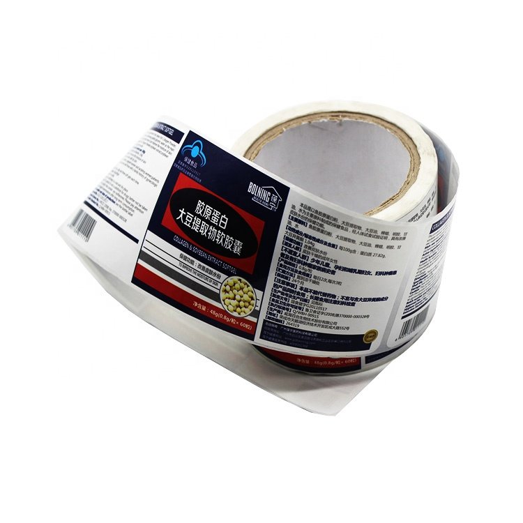 Glossy Waterproof Self Adhesive Label For Canned /Food/Beer/Fruit Packing Stickers Printed By HP Indigo 6900 Machine