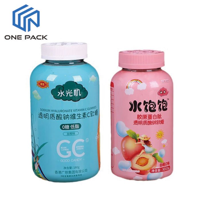 digital Print Custom PET PVC Heat Shrink Sleeve Label for Bottle Cans Beverage Packaging PVC Film Wrap sticker logo Label