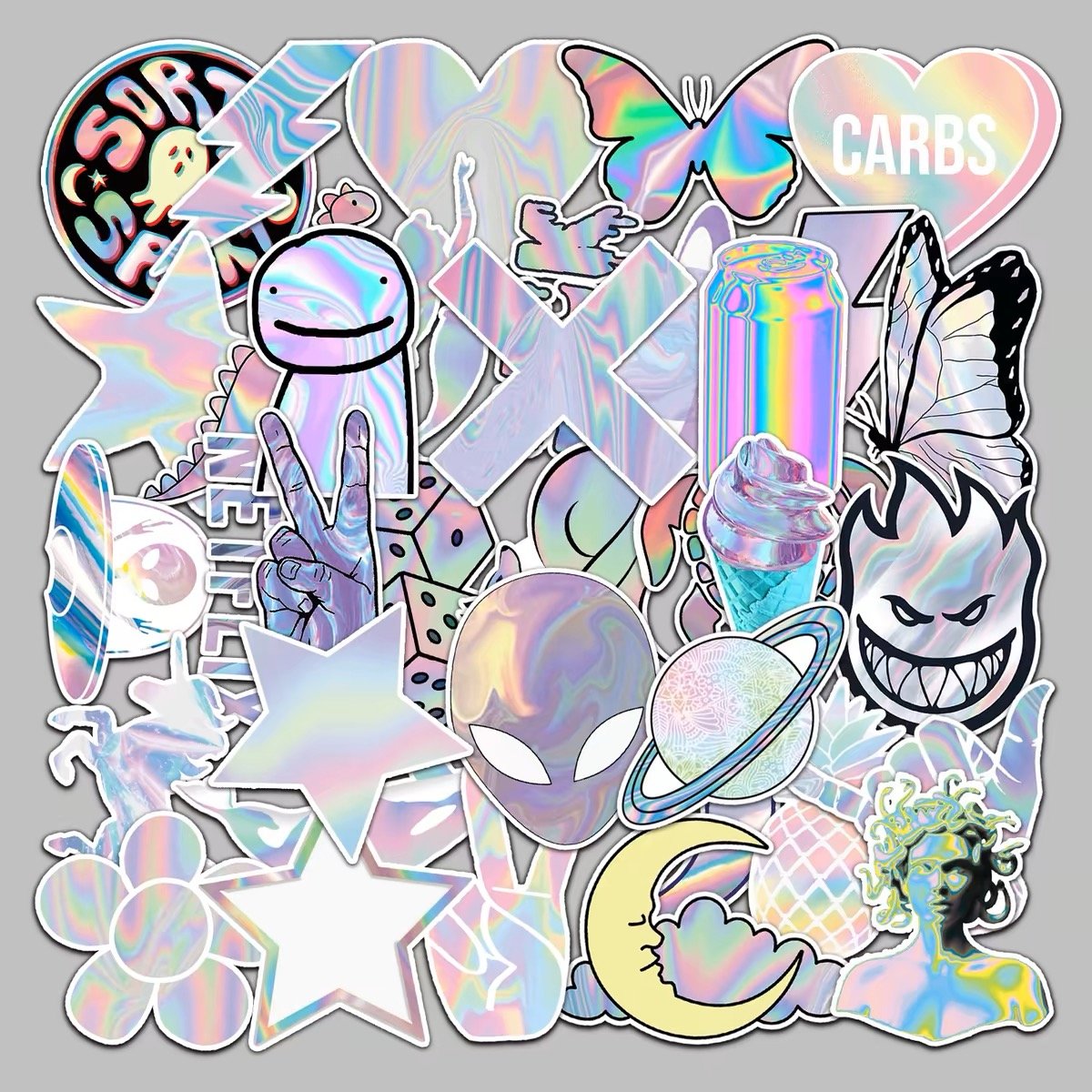 Company design labels cartoon waterproof sticker logo Adhesive label printing holographic vinyl custom die cut sticker sheet