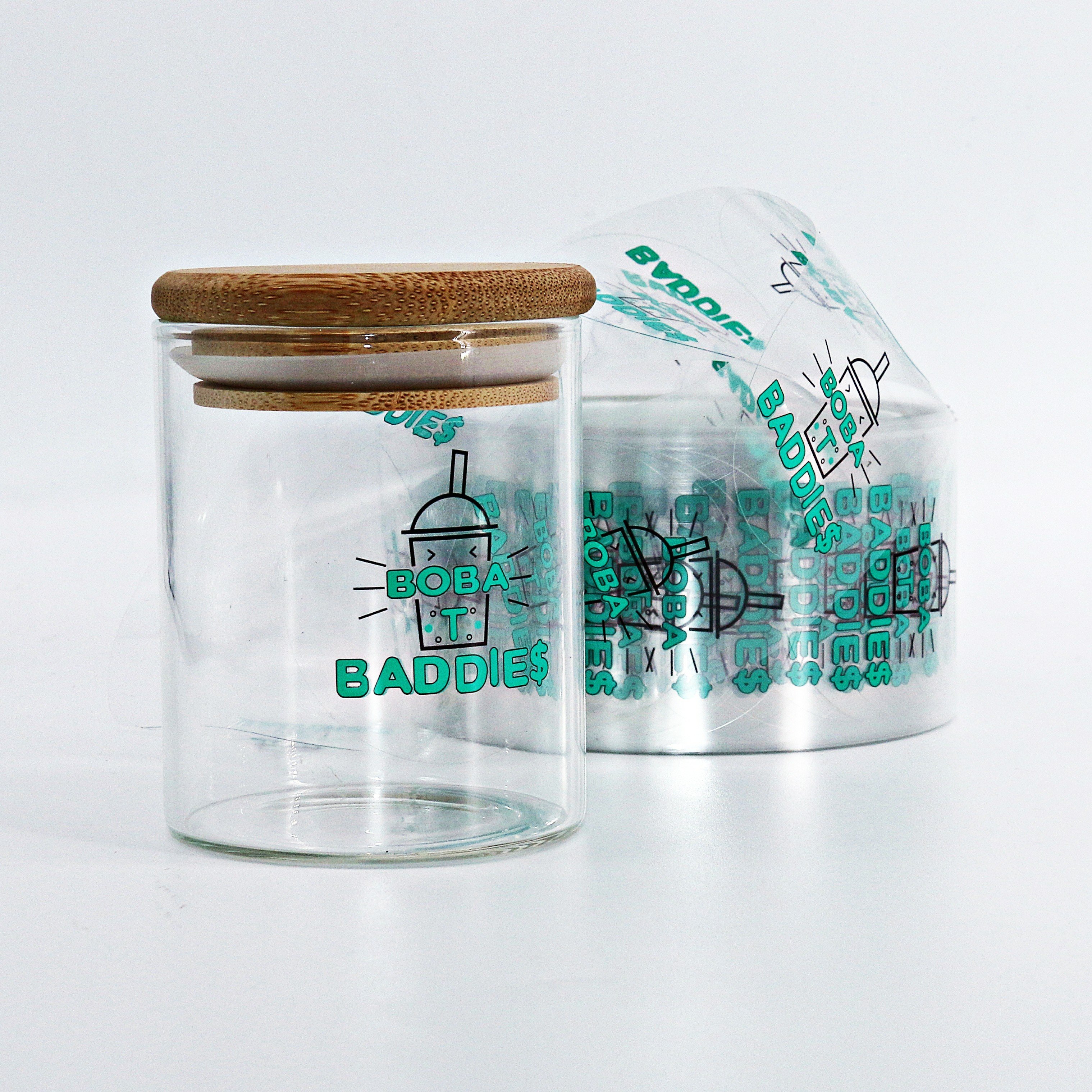 Custom Clear Transparent Label Printing Custom Vinyl Transparent clear stickers