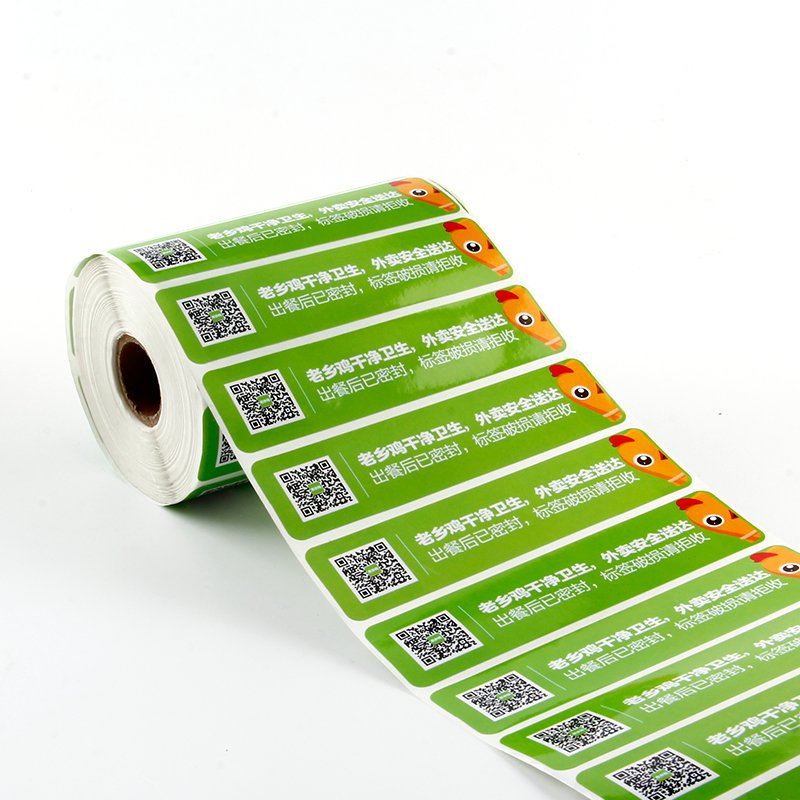 Accept Custom Order and Waterproof Feature Blank Thermal Sticker Label