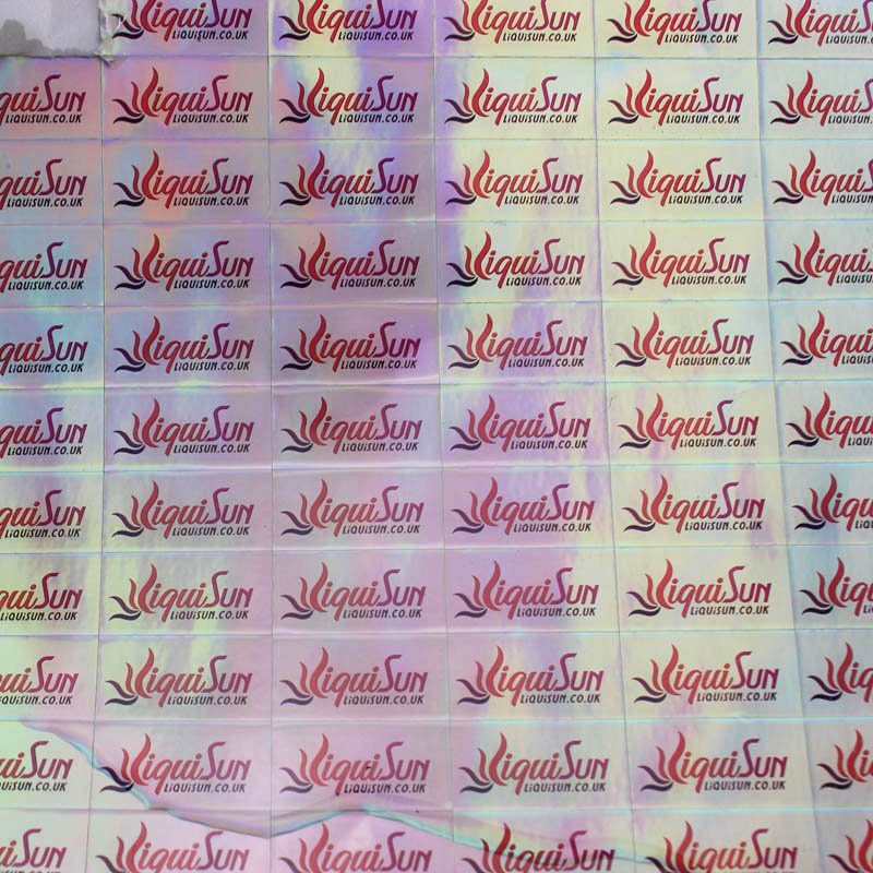 Anti-counterfeit Custom Laser QR Code Hologram Sticker for Brand Packaging