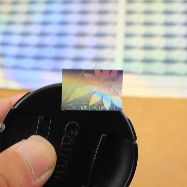 Anti-counterfeit Custom Laser QR Code Hologram Sticker for Brand Packaging