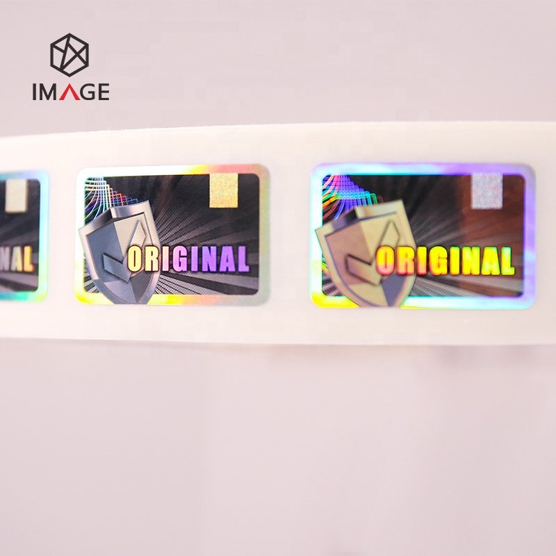 Silver Custom 3D Laser Hologram Sticker, Holographic Tamper Proof Sticker