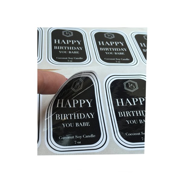 Hot sale custom printed stickers for luxury adhesive roll label waterproof vinyl stickers cosmetic labels