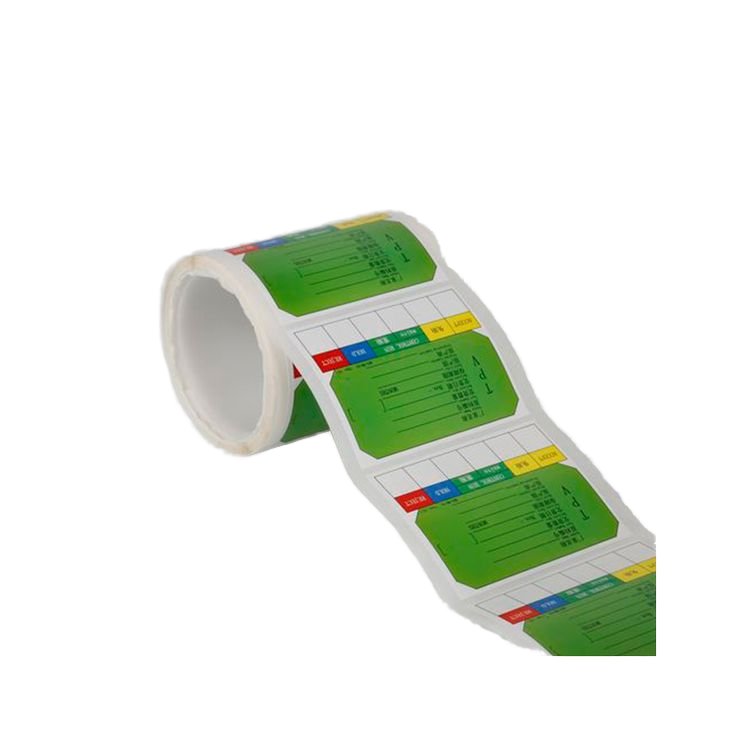 Full Color Thermal Transfer Printing Label Roll Adhesive-Coated Blank for Shipping for Cosmetics Shampoo Custom Logo Stickers