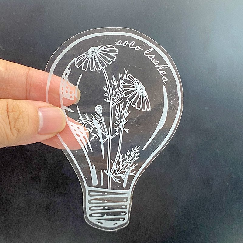 Nice Quality Custom Vinyl Holographic Heart Cute Sticker Logo Label Cartoon Printing Die Cut Anime Stickers