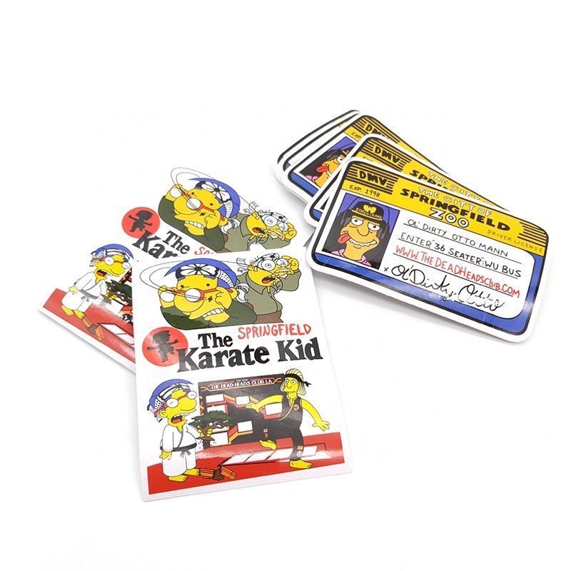 Customized Printing Individual Die Cut Stickers Car Decal