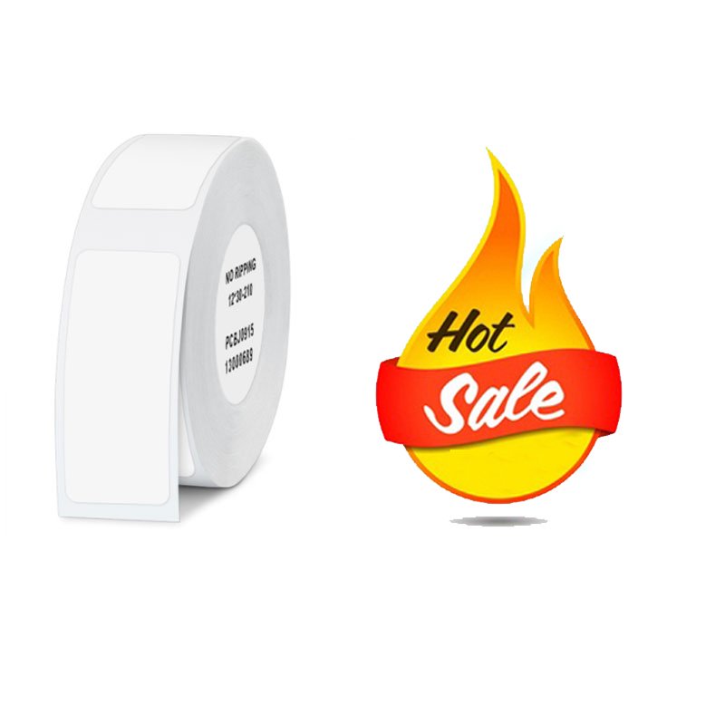 Label Tape Label Sticker Paper Rolls Thermal Barcode Label Printer Paper for Wireless Mini Portable Printer D110 D11 D101