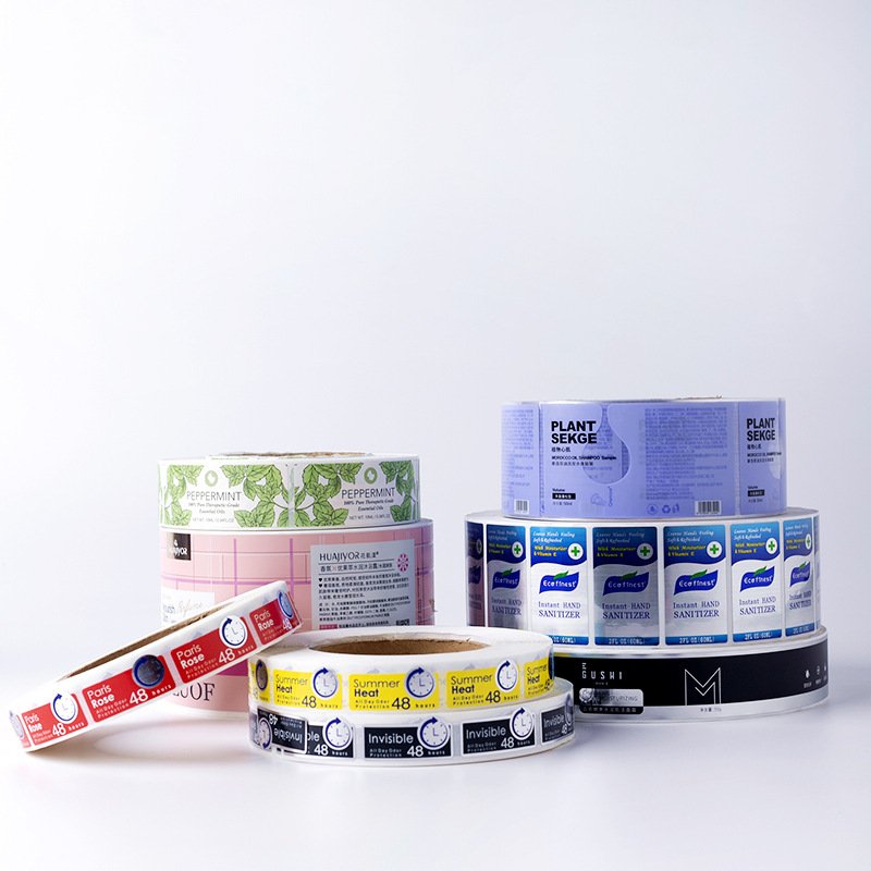 Label and Sticker Transparent Printing Adhesive Sticker Customized Made BOPP Customized Accept Custom Clear Pulline