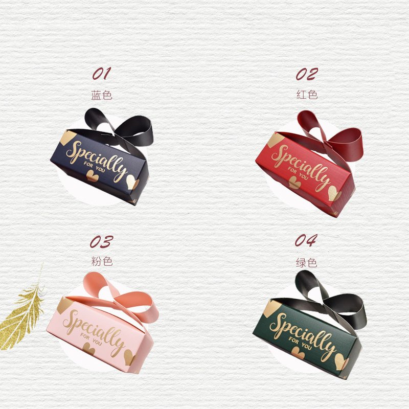 Luxury Wholesale Design Eco Friendly Candy Box Wedding Favor Bridesmaid Gift Box for Cookie Biscuit